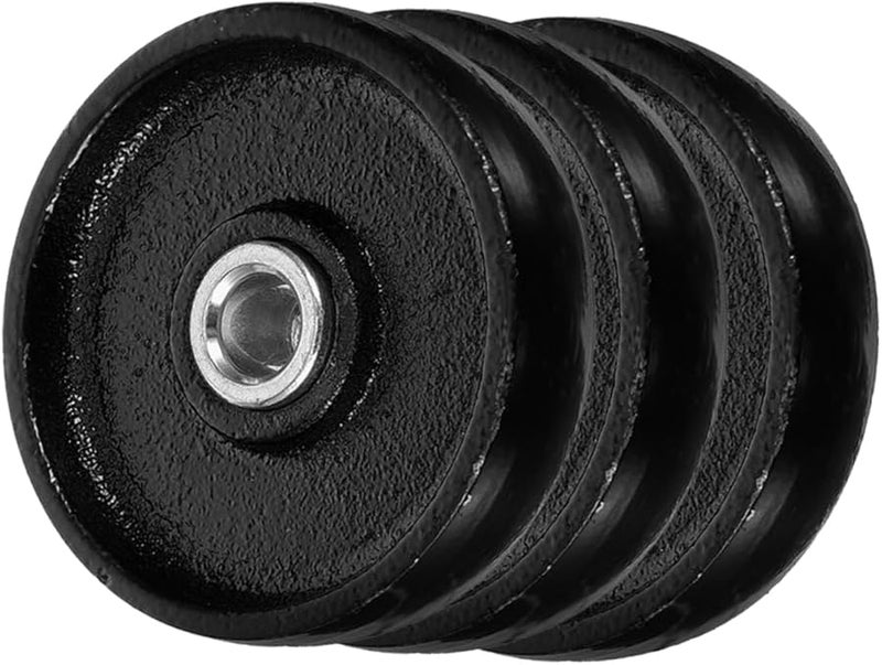 STOBAZA 3pcs Heavy Duty Horizontal Jack Rollers Metal Replacement for 2 Ton Floor Jack - Image 1